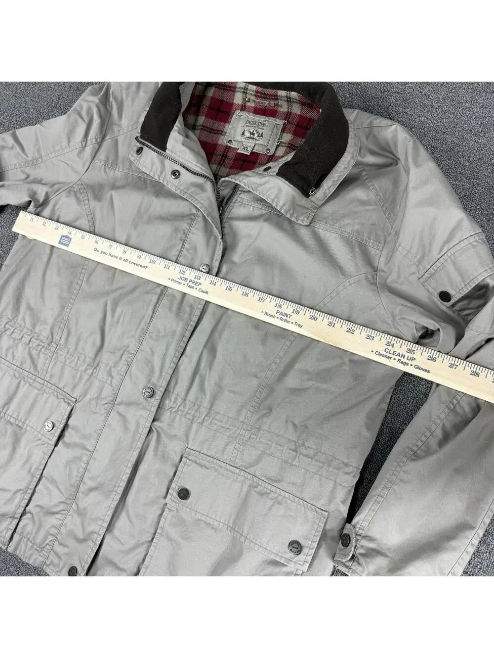 Vintage Pacific Trail Women's XL Tan Brown Barn Coat Work Chore Jacket - Picture 9 of 9